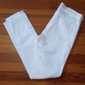 J Brand White Skinny Jeans